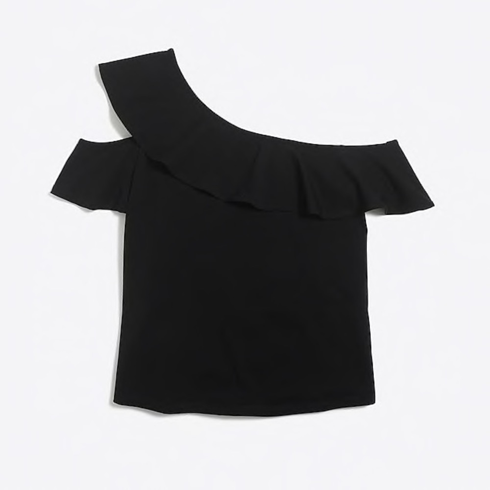 NWT J. Crew One-sleeve Off-the-shoulder Top